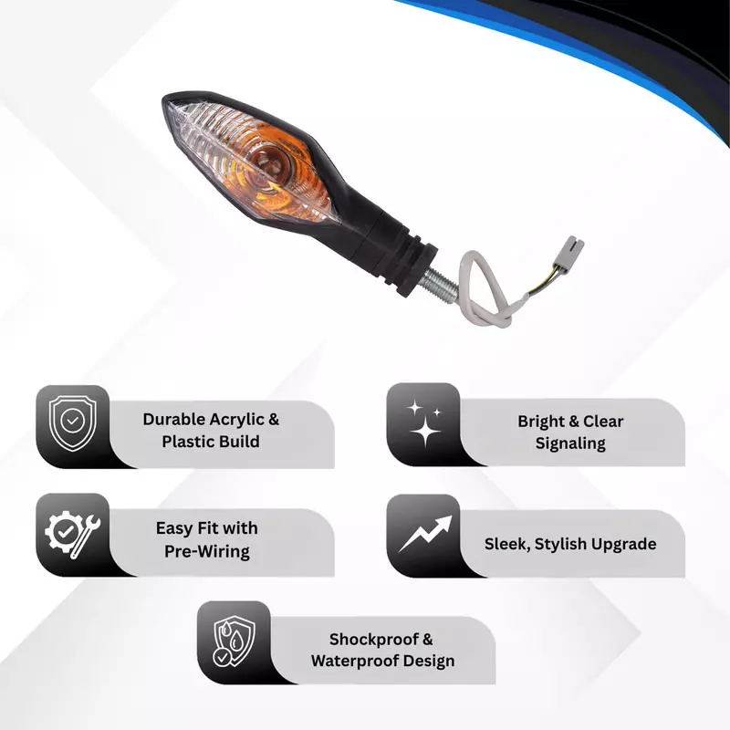 Varroc Indicator for Bajaj Pulsar NS200, K3420277MK (Pack of 2)