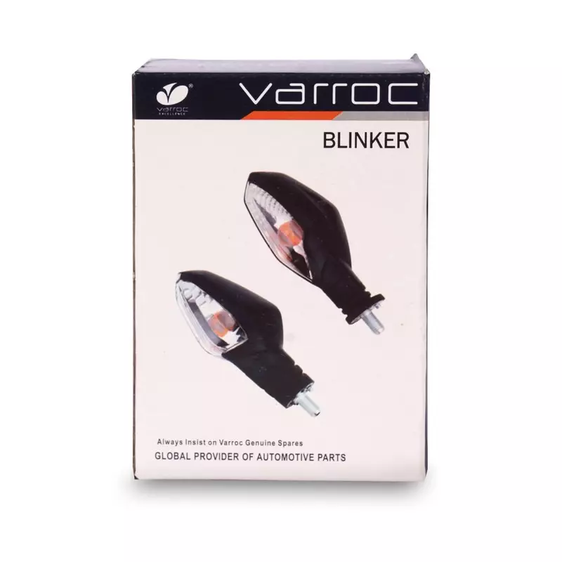 Varroc Indicator for Bajaj Platina 110 BS6, K342074600 (Pack of 2)