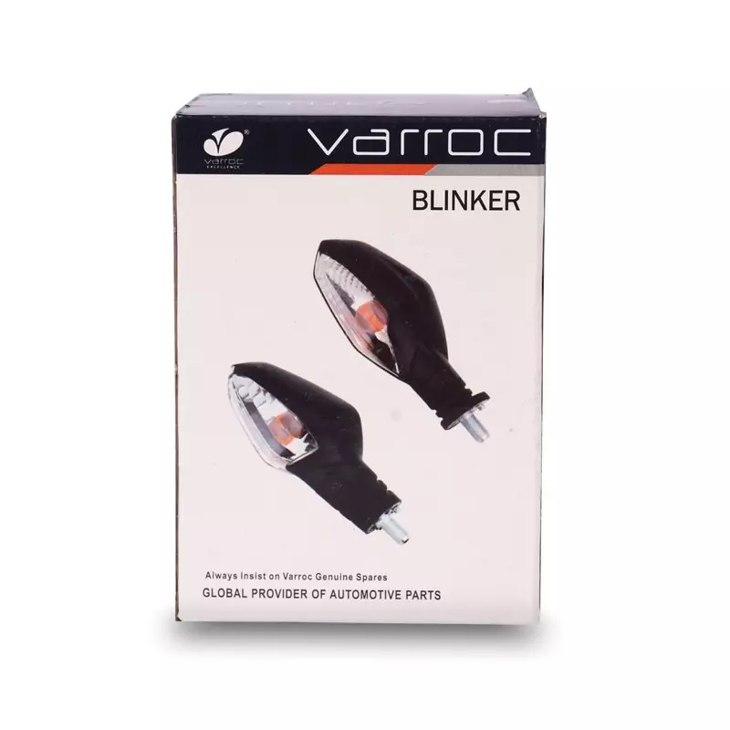 Varroc Indicator for Bajaj Platina 110 BS6, K342074600 (Pack of 2)