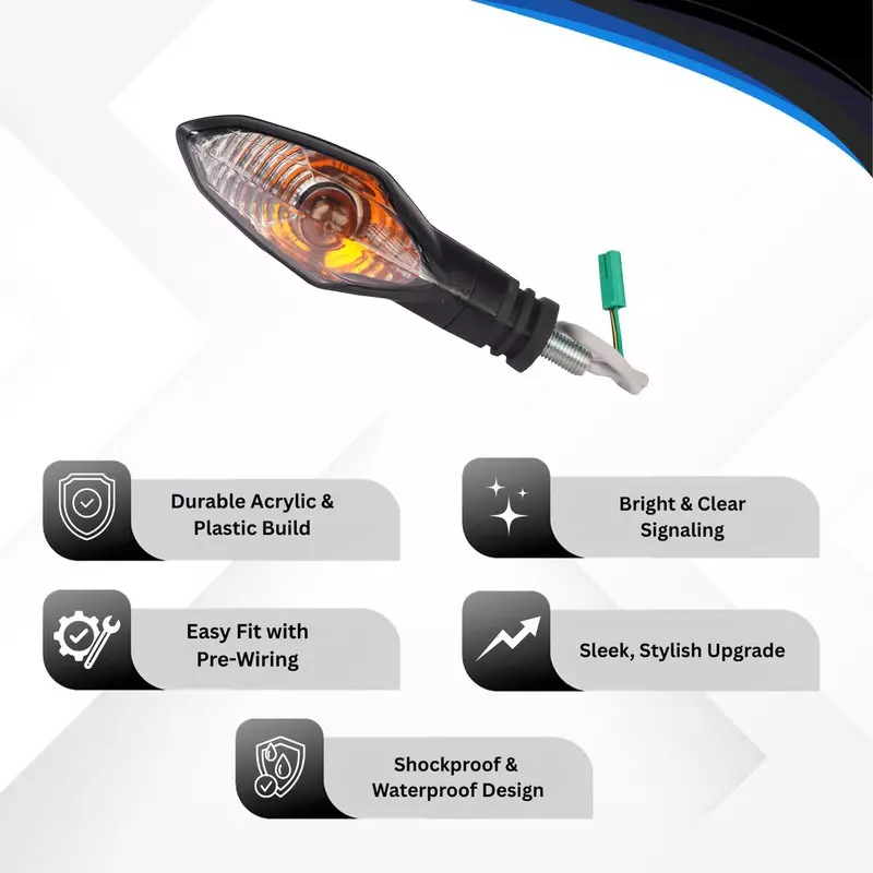 Varroc Indicator for Bajaj Pulsar NS200, K3420276MK (Pack of 2)