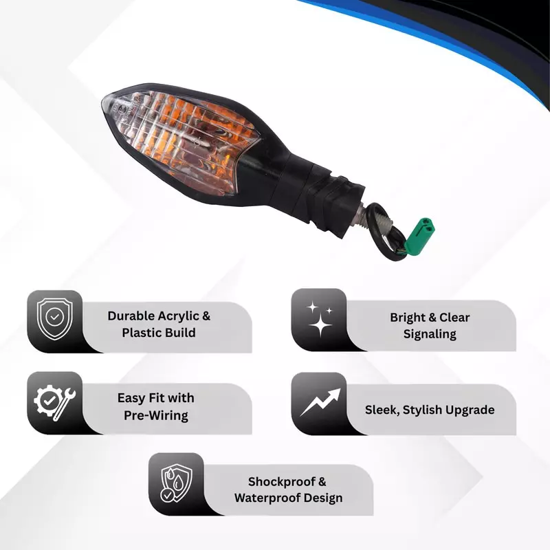 Varroc Indicator for Bajaj Discover 125 ST, K342028700 (Pack of 2)