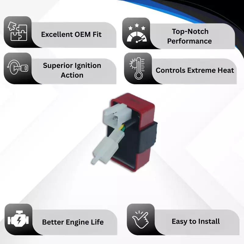 Varroc Capacitor Discharge Ignition (CDI) Top-Notch Performance Superior Action for Pltn 100 CC, K341002400