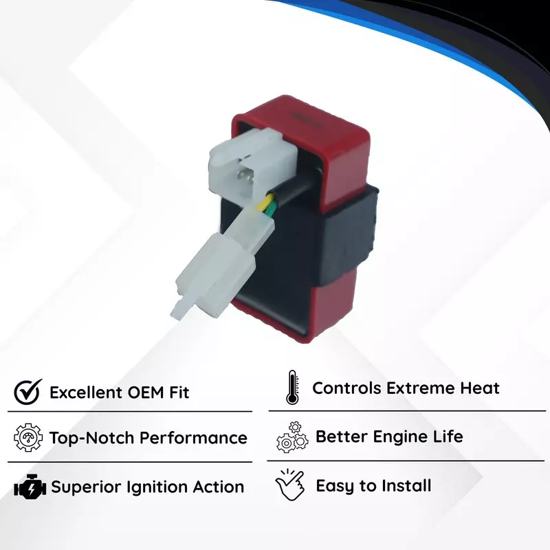 Varroc Capacitor Discharge Ignition (CDI) Top-Notch Performance Superior Action for Pltn 100 CC, K341002400