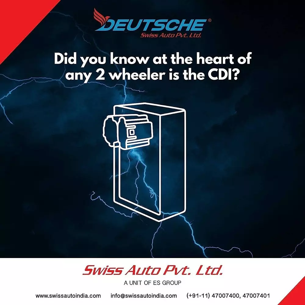 Deutsche CDI Unit for Honda Activa 125 HET (2019 Model) (4+2+4 Pin) (K24A), DEUS-0671BB