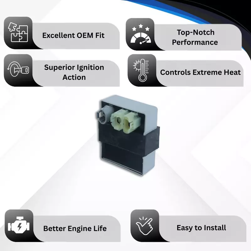 Varroc Capacitor Discharge Ignition (CDI) Top-Notch Performance Superior Action for DSVR 100 CC Twin Spark DC, K341004700
