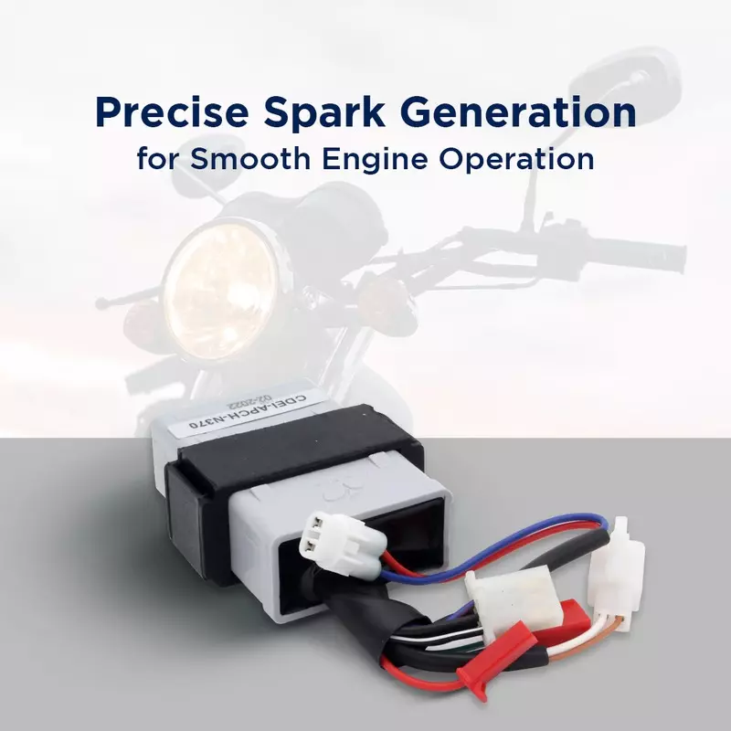 Varroc Capacitor Discharge Ignition (CDI) for TVS Apache 160 RTR (Grey) Top-Notch Performance, Superior Ignition Action, K353204800