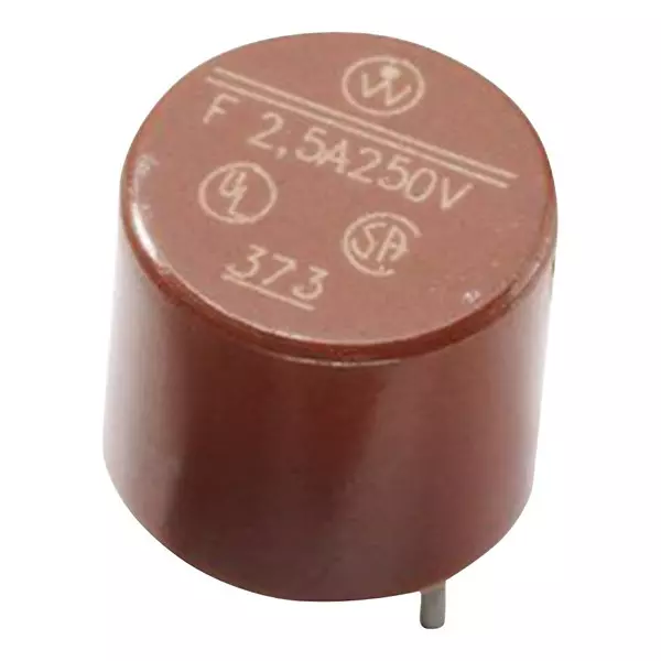 Littelfuse FUSE, RADIAL, 1A, TIME DELAY Model No - 37211000411