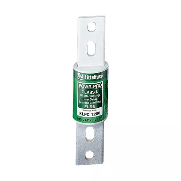 Littelfuse INDUSTRIAL FUSE, TIME DELAY, 1.2KA, 600V Model No - KLPC1200X