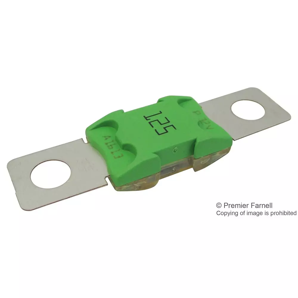 Littelfuse BOLT-ON FUSE, SLOW BLOW, 125A, 32V Model No - 153.5395.6121