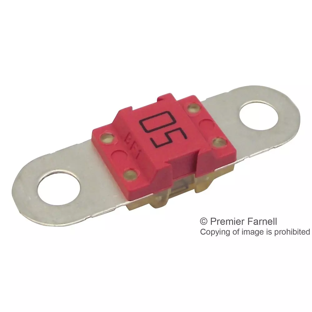 Littelfuse BOLT-ON FUSE, SLOW BLOW, 50A, 32V Model No - 153.5631.5501
