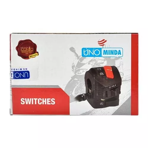 Uno Minda Handle Bar Switch - Left Hand Side (SWT ASSY WINKER BS4) for Honda Unicorn BS4 (SW-0685AE-M01)