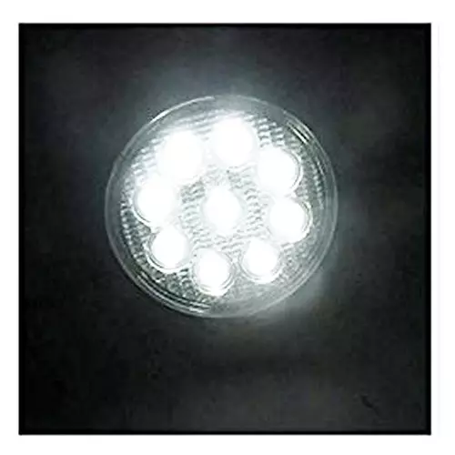 Auto Pearl 9 LED High Brightness Bumper/Roof Rails Fog Light Round Compatible For Hyundai I10 Type-1 (Set of 2)
