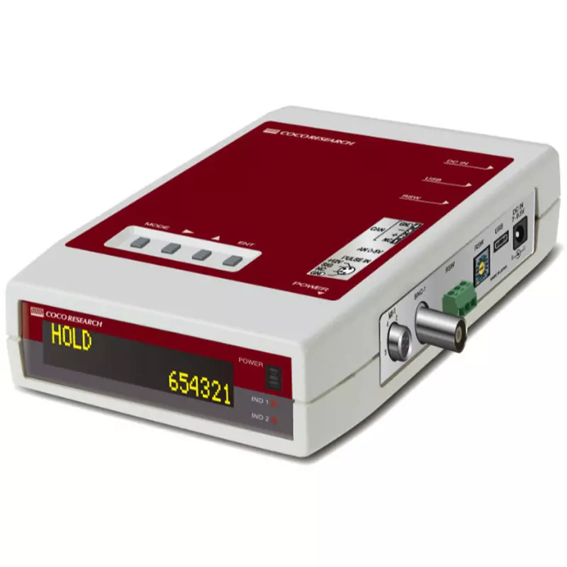 COCO RESEARCH Speedometer 3 or less Power Consumption 0.0006 - 1.0 M Input Frequency BNCX2 Input, SPD-HD-R1S01J1