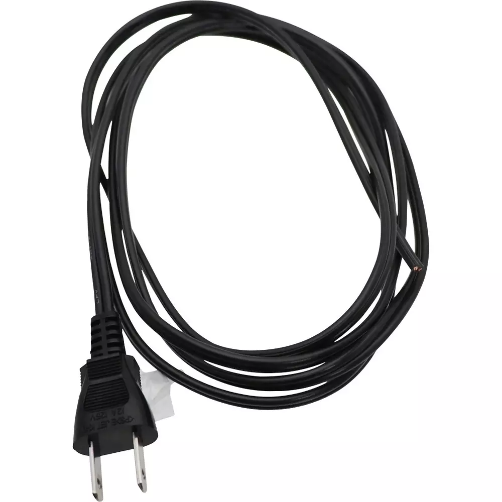 KHD Flat Cord with Plug 125 V Rated Voltage 12 A Rated Current 1.5 mm Conductor Outer Diameter, P付-VFF 1.25SQ-2m