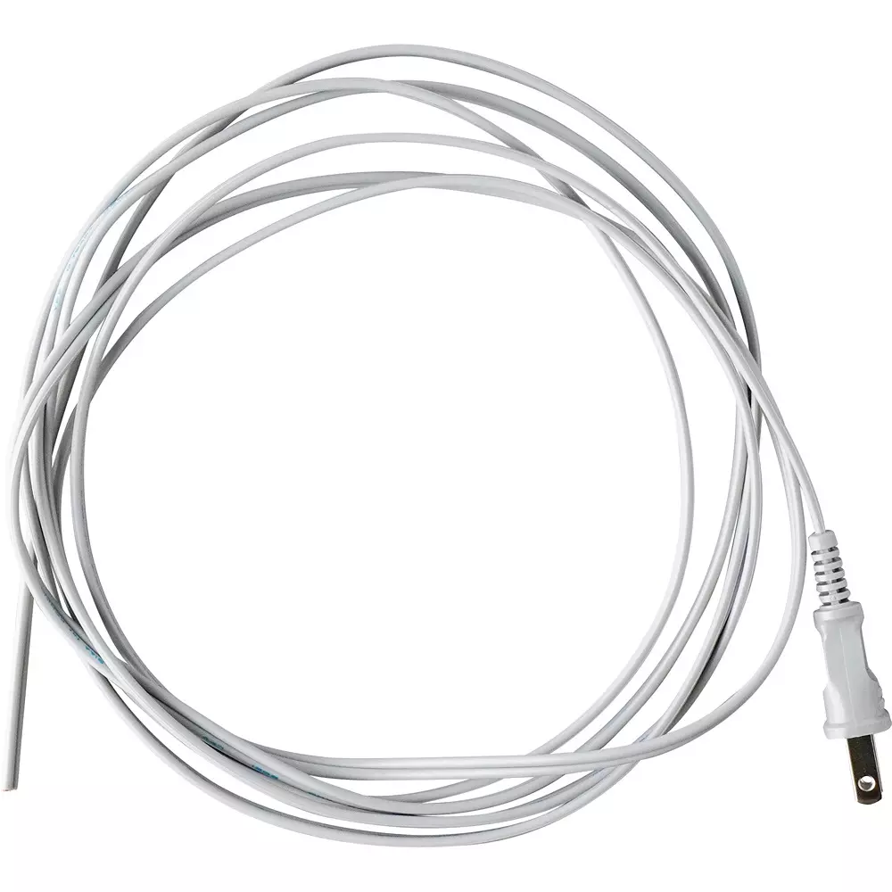 KHD Flat Cord with Plug 125 V Rated Voltage 7 A Rated Current 1.1 mm Conductor Outer Diameter, P付-VFF 0.75SQ-3m