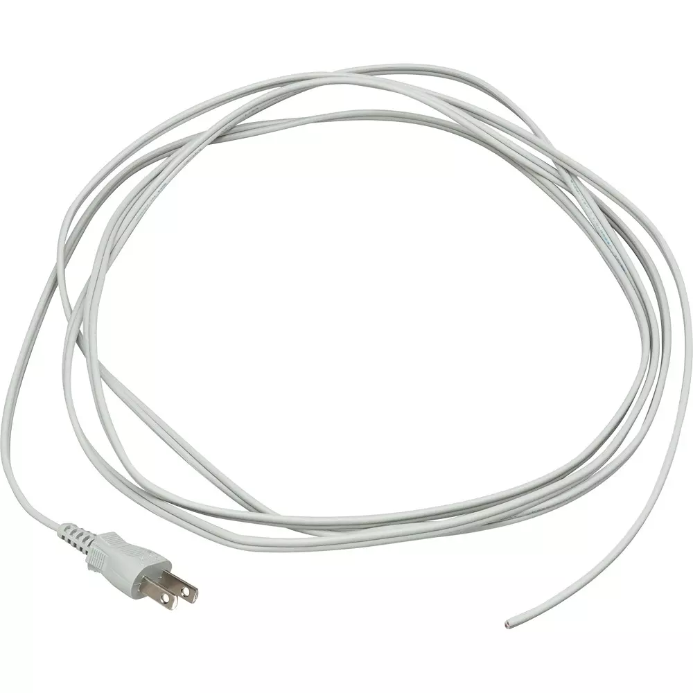 KHD Flat Cord with Plug 125 V Rated Voltage 12 A Rated Current 1.5 mm Conductor, P付-VFF 1.25SQ-3m