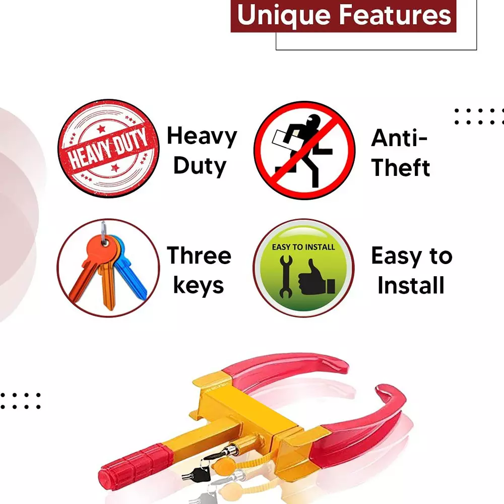 generic-adjustable-heavy-duty-wheel-lock-clamp-ms-steel-red-and-yellow-7--11-inch-177--280-mm-clamping-range-pack-of-4