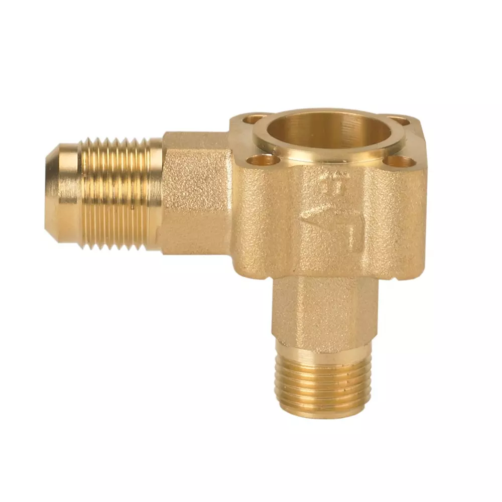 Danfoss TEH Valve Body for Expansion Valve Single-Flow Angleway 12 mm (1/2 inch) Inlet Size, 067B4013