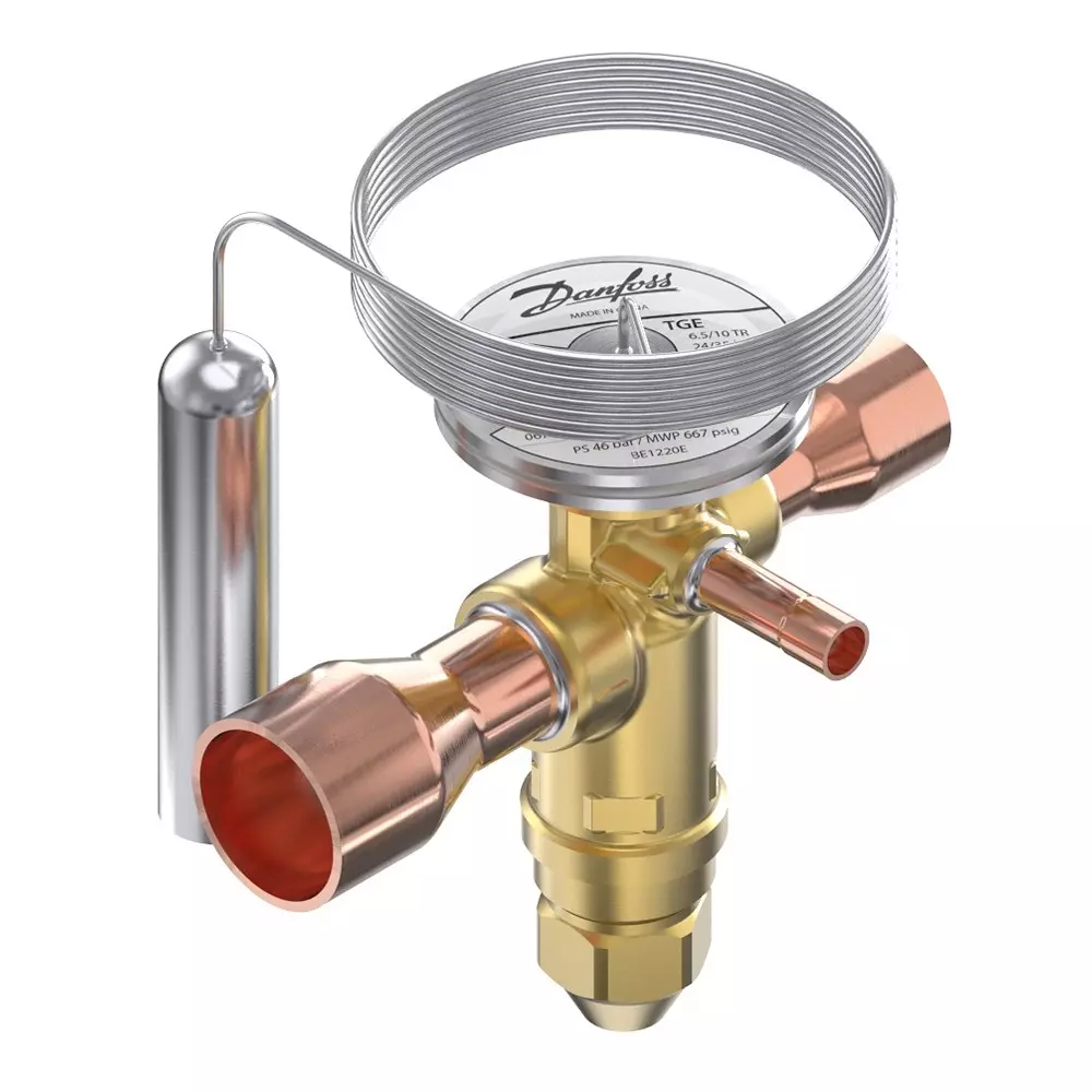 Danfoss Expansion Valve Bi-Flow Straightway Direction 15.875 mm (5/8 inch) Inlet Size, 067N4006