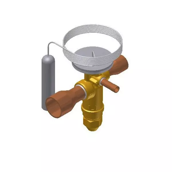 Danfoss Expansion Valve Bi-Flow Straightway Direction 15.875 mm (5/8 inch) Inlet Size, 067N5006