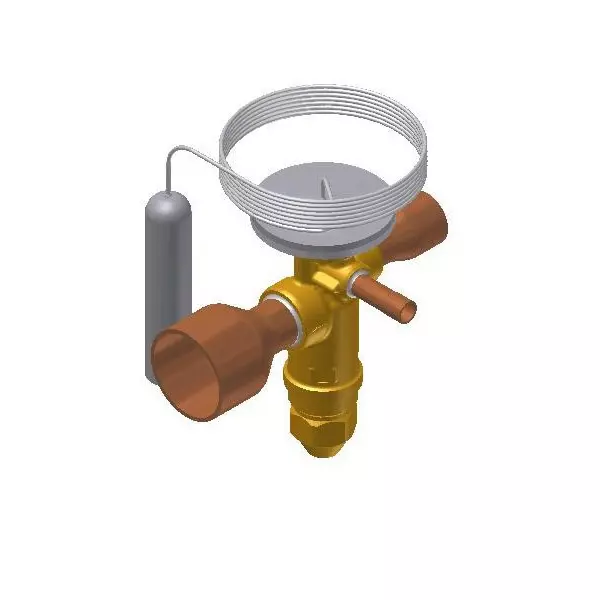 Danfoss Expansion Valve Bi-Flow Straightway Direction 15.875 mm (5/8 inch) Inlet Size, 067N3008
