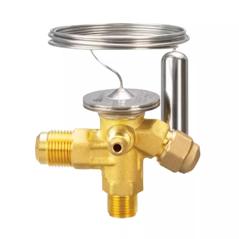 Hongsen Expansion Valve 3/8 SAE Connection Inlet Stainless Steel & Brass for Refrigeration, TF134W