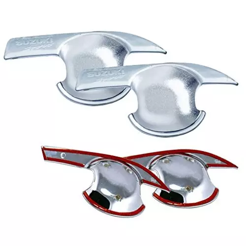 auto-pearl-chrome-handle-bowl-insert-trim-cover-chrome-compatible-for-maruti-suzuki-new-ritz