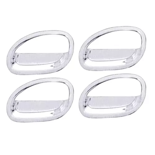 Auto Pearl Chrome Plated Finger Guard ‎Chrome Compatible For Renault Renautl Kwid