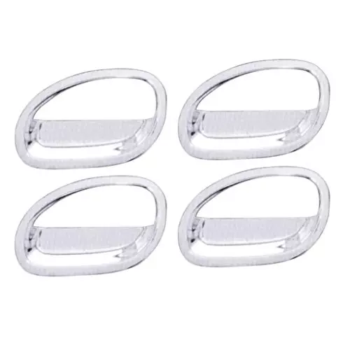 Auto Pearl Chrome Plated Finger Guard ‎Chrome Compatible For Renault Renautl Kwid