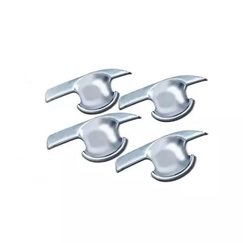 Auto Pearl Handle Bowl Insert Trim Cover Compatible For Hyundai Creta (Set of 4)