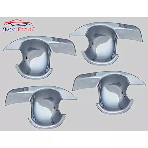 Auto Pearl Handle Bowl Insert Trim Cover Compatible For Hyundai Creta (Set of 4)