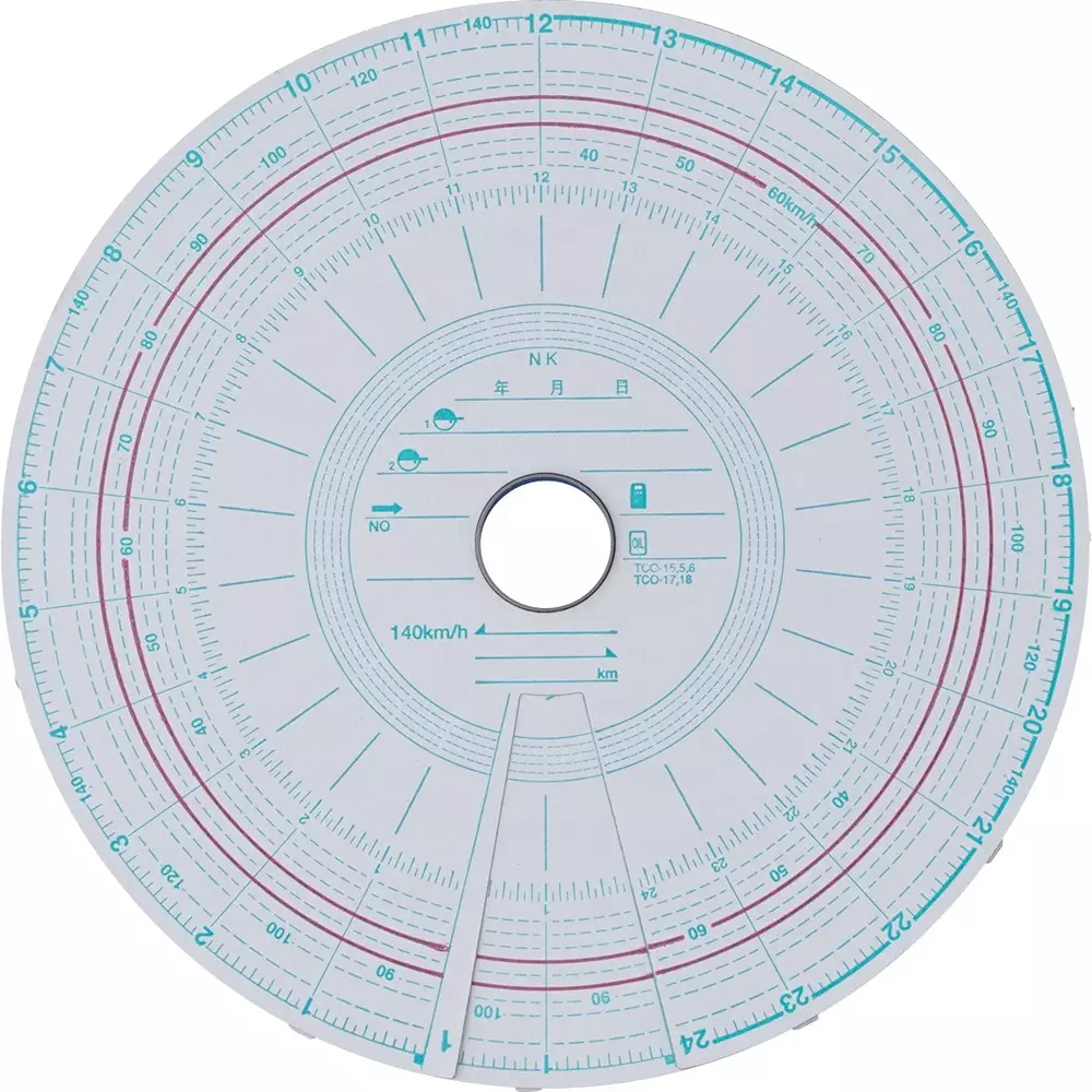 monotaro-tachograph-chart-paper-round-type-157mm-6-7-days--140k-set-of-10-pcs
