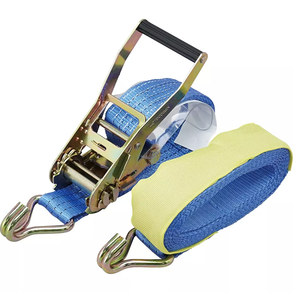 MonotaRO Lashing Belt J Hook Polyester Royal Blue 1500 Kg Operating Load, 7805711