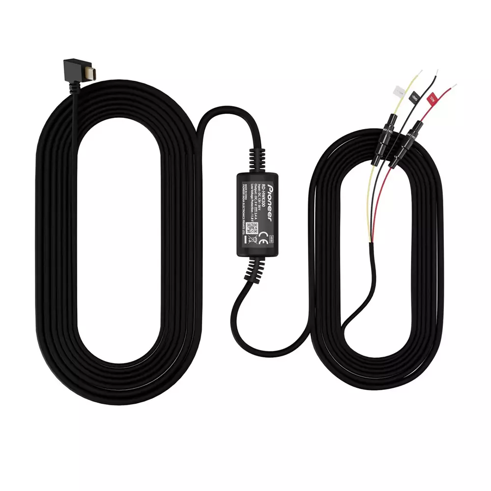 PIONEER Dash Cam Hardwire Kit 12 – 24 V for Dash Cameras, RD-HWK300