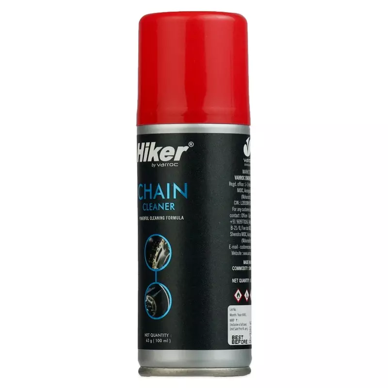Hiker By Varroc Multi-Functional Chain Cleaner 100 ml Liquid for O-Ring Chains (Pack of 10 Pcs)