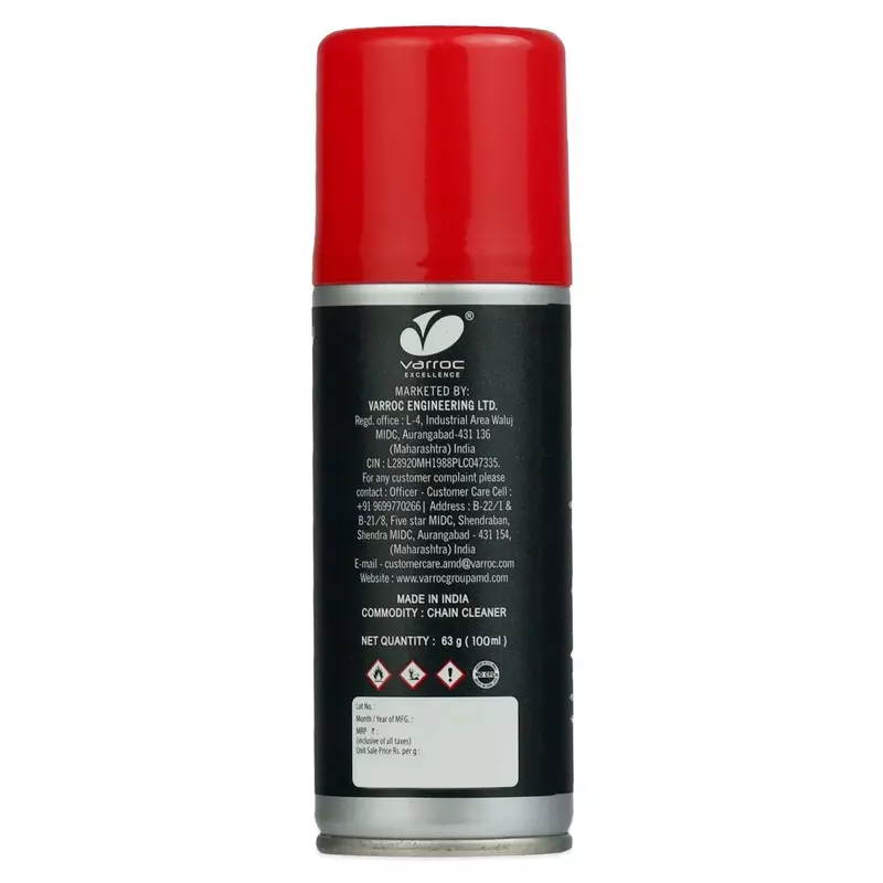Hiker By Varroc Multi-Functional Chain Cleaner 100 ml Liquid for O-Ring Chains (Pack of 10 Pcs)