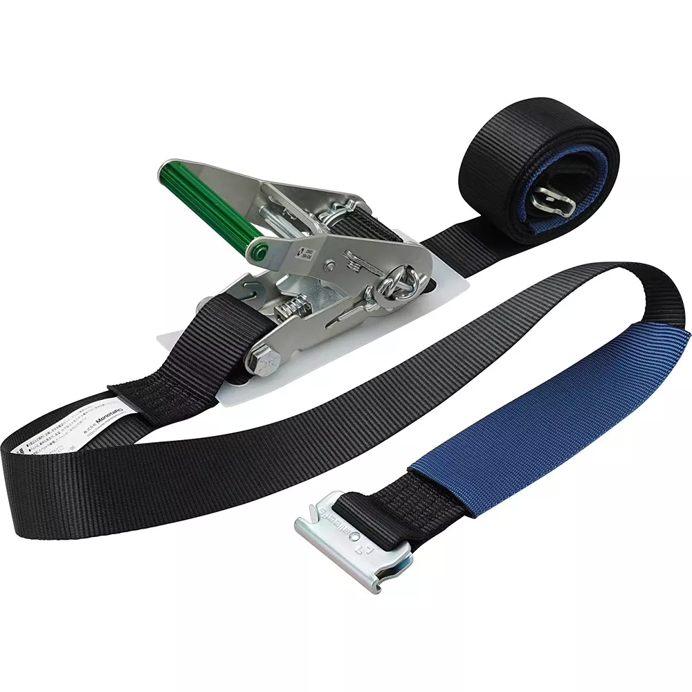 MonotaRO Lashing Strap Belt for Truck Cargo Rails Jis Certified Product, 9118351
