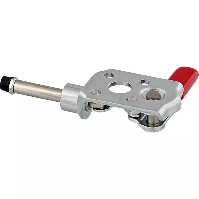 MonotaRO Side Push Toggle Clamp (Horizontal Lever) SS400 (Unichrome) PVC Handle 102.9 mm Maximum Length, GH-301-CMR