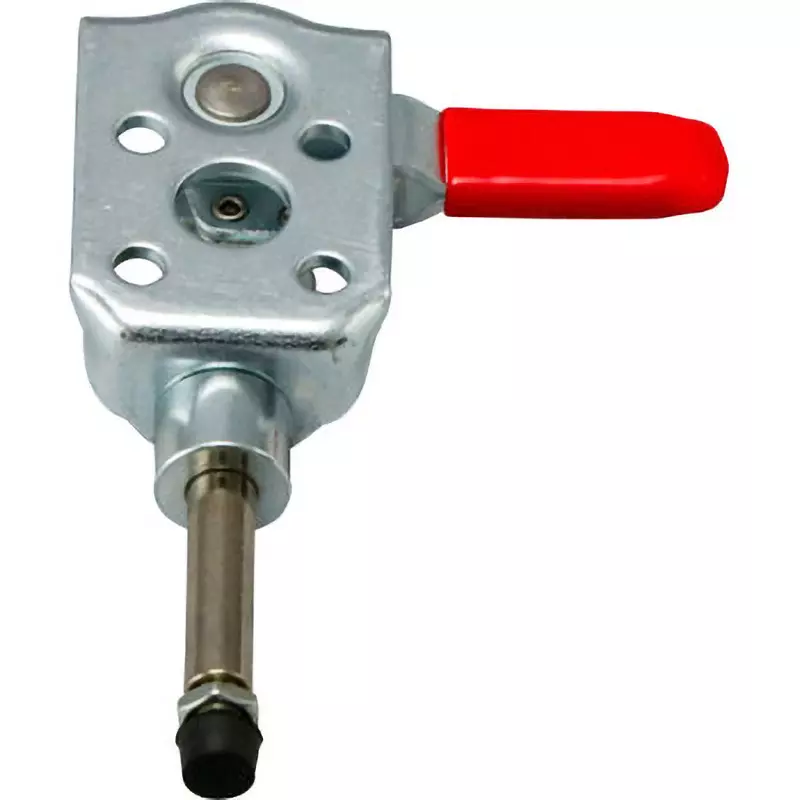 monotaro-side-push-toggle-clamp-horizontal-lever-ss400-unichrome-pvc-handle-1029-mm-maximum-length-gh-301-cmr