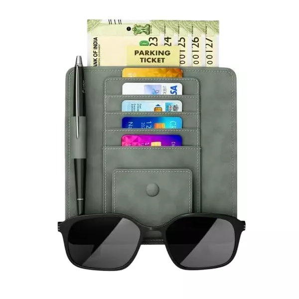 FEDUS Premium Car Sun Visor Car Organiser and Document Holder