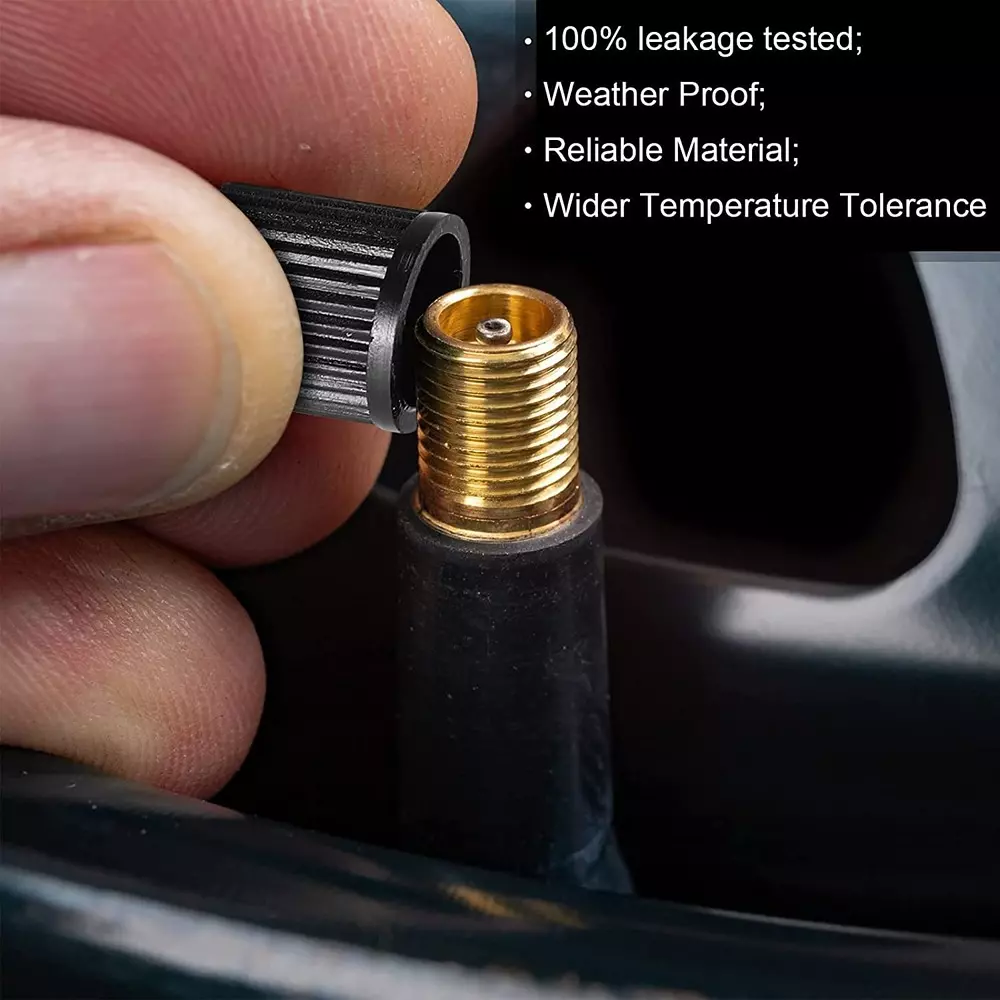 Amici Auto Tyre Valve 11.3 mm (0.44 inch) Hole Diameter Universal Fit Brass (Pack of 2)