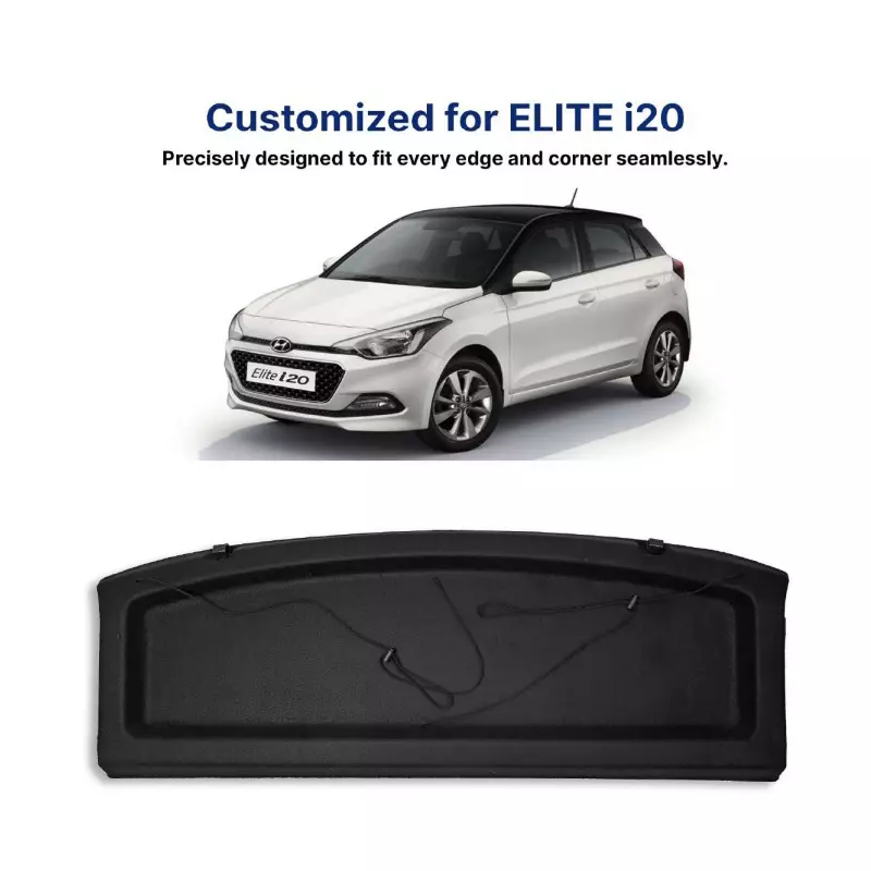 AUTOMANTRA Car Parcel Tray Black for Hyundai I-20 Elite, PT 14