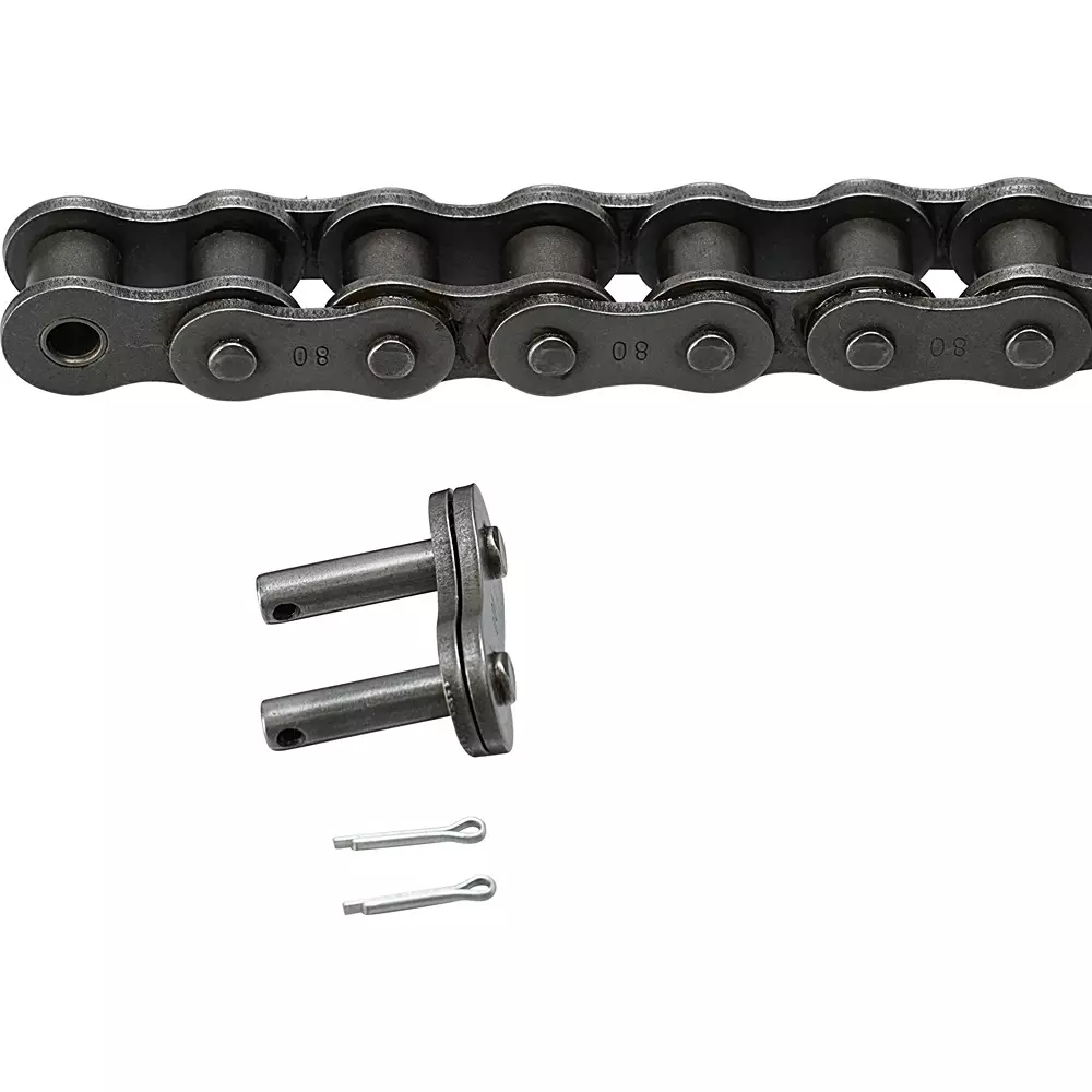 MonotaRO Standard Roller Chain Iron Roller chain 25.4 mm Cell Spacing, 80-1-CP x 3m