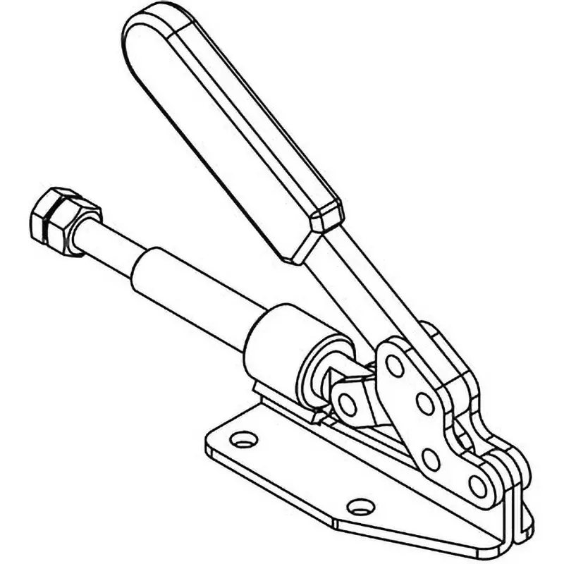 monotaro-side-push-type-toggle-clamp-ss400-unichrome-pvc-handle-2195-mm-maximum-length-gh-36020m