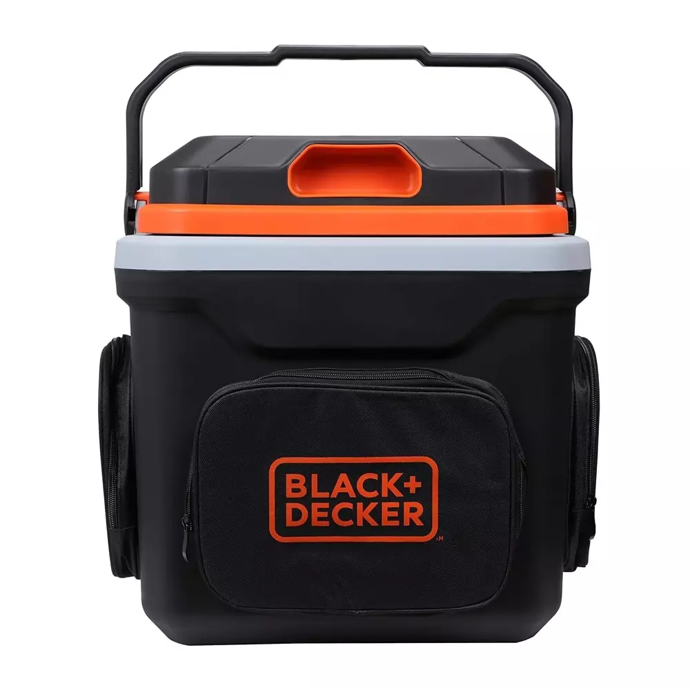 Black+Decker Thermoelectric Portable Car Cooler and Warmer 24 L Capacity 50 W (Cold Mode), 45 W (Hot Mode) Power Consumption 2 m Cord Length, BDC24L-B1
