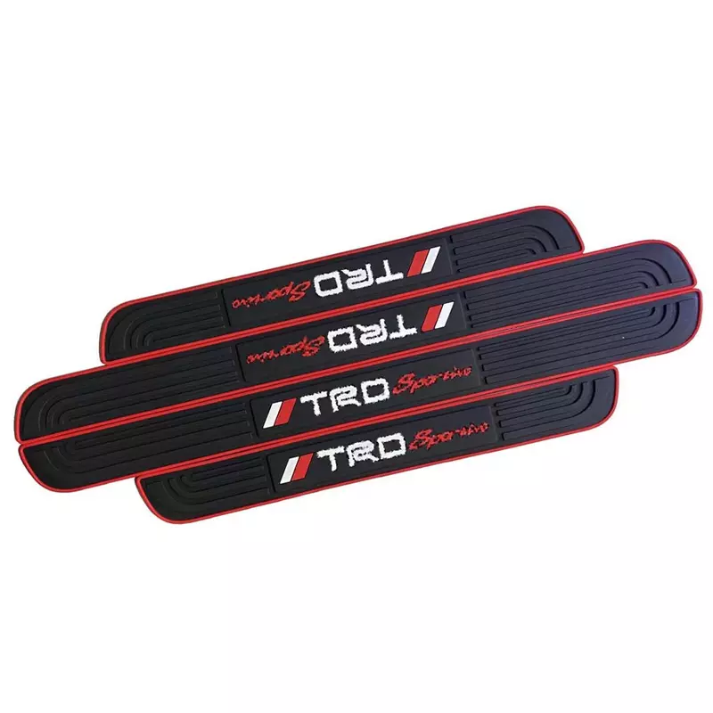 SCA SureStrive TRD Car Door Sill Scuff Guard Protector Universal Fit Anti-Scratch for Maruti Suzuki Estem All Models for Set of 4