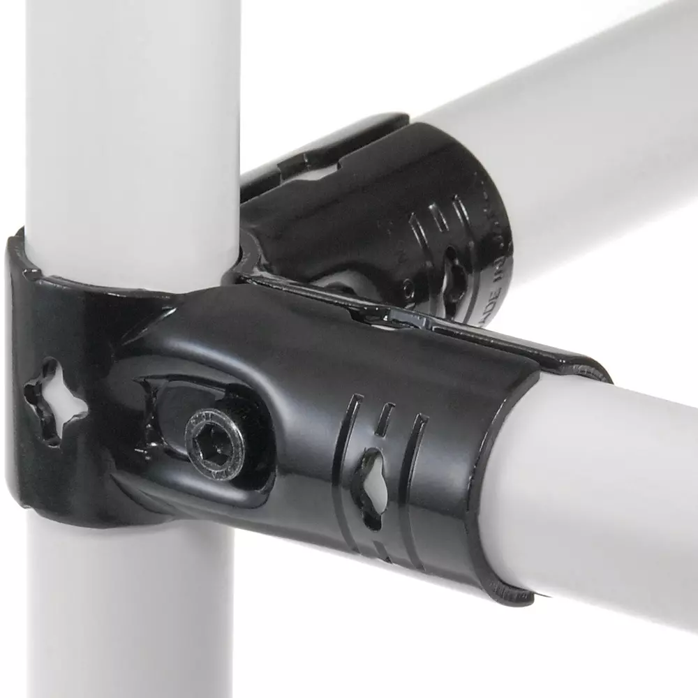 MonotaRO Joint for Pipe Frame Φ28 4-way joint About 2.6 mm Thickness, MJ-2-50 (Pack of 50 Pcs)