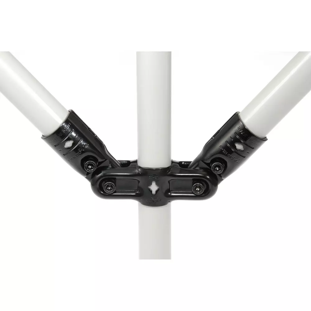 MonotaRO Joint for Pipe Frame Φ28 4-way free joint About 2.6 mm Thickness, MJ-12