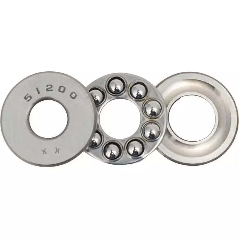 MonotaRO Single Type Thrust Ball Bearings 51200 Series, 51200