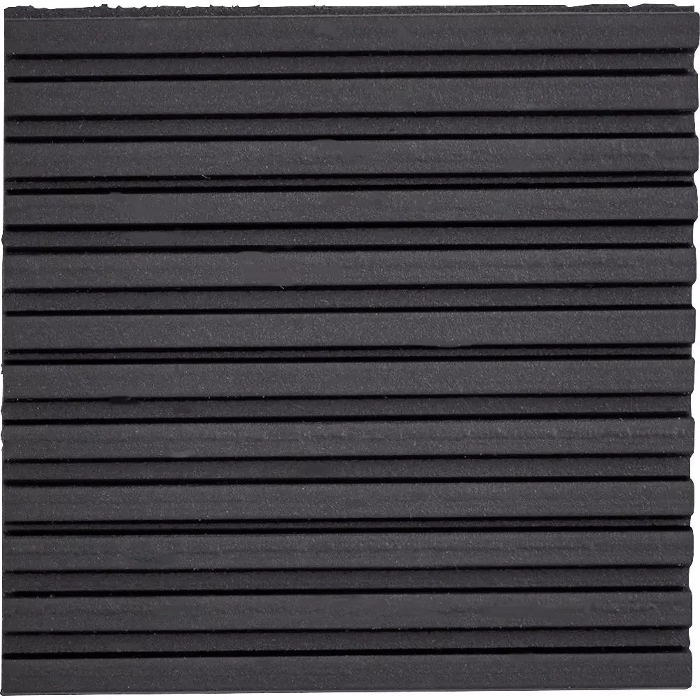 MonotaRO Anti-Vibration Pads Natural rubber Black 100 mm Length, 13469324